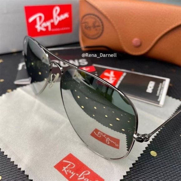 Ray-Ban Aviator RB3025 Silver Mirror New - Picture 5 of 13